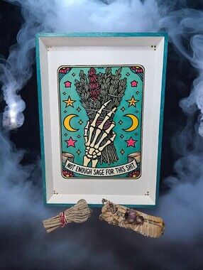"Not Enough Sage For This S***" Handmade Tray